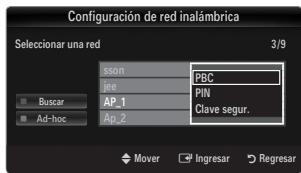 SAMSUNG UN40B6000 - Conexión WPS (Configuración protegida Wi-Fi) - 1