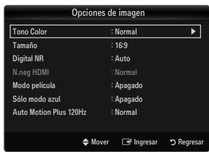 SAMSUNG UN40B6000 - □ Opciones de imagen - 1