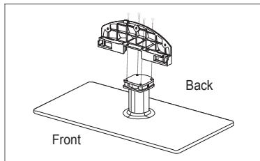 SAMSUNG UN40B6000 - Installing the Stand - 1