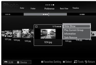 SAMSUNG UN40B6000 - Viewing a Slide Show - 1
