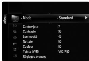 SAMSUNG UN40B6000 - Tonalité noire → Off / Foncé / Plus foncé / Le plus foncé - 1