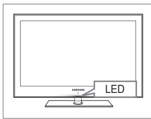 SAMSUNG UN40B6000 - □ Efecto de luz → Apagado / En modo espera / Modo vis. act. / Siempre - 1