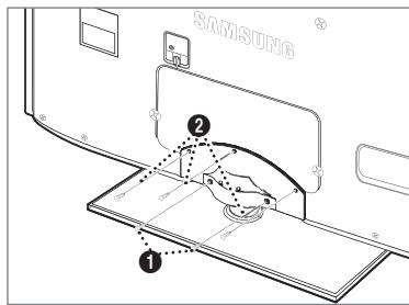 SAMSUNG UN40B6000 - Installation du support - 2