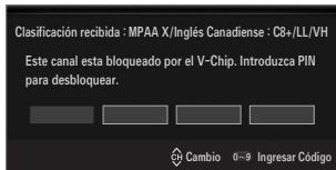 SAMSUNG UN40B6000 - Cómo reiniciar el televisor cuando el V-Chip bloquea un canal (Escape de emergencia) - 1