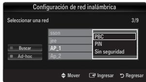 SAMSUNG UN40B6000 - Conexión WPS (Configuración protegida Wi-Fi) - 5