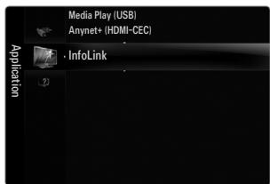 SAMSUNG UN40B6000 - Using InfoLink - 1