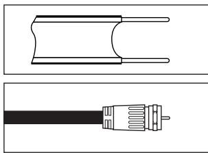SAMSUNG UN40B6000 - Connexion d'antennes VHF et UHF - 1