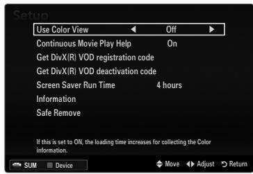SAMSUNG UN40B6000 - - Get DivX® VOD registration code - 2