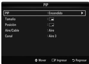 SAMSUNG UN40B6000 - ☐ PIP → Encendido / Apagado - 1