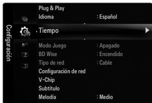SAMSUNG UN40B6000 - Config. Reloj - 1