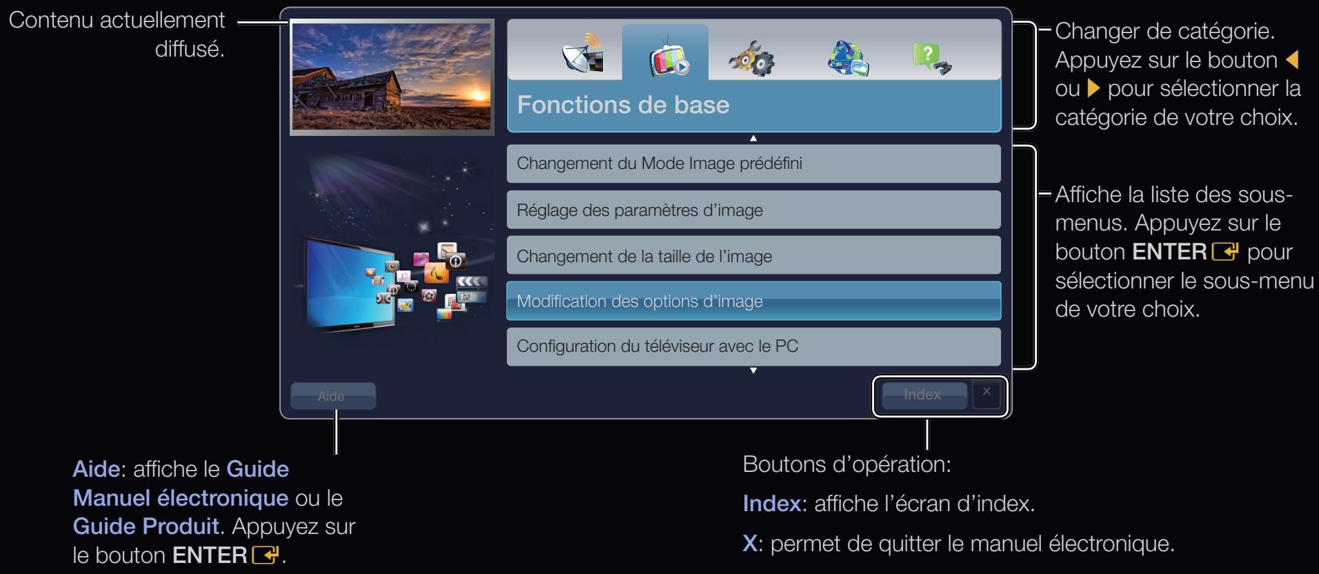 SAMSUNG UE40D7000 - Consultation du manuel électronique - 3