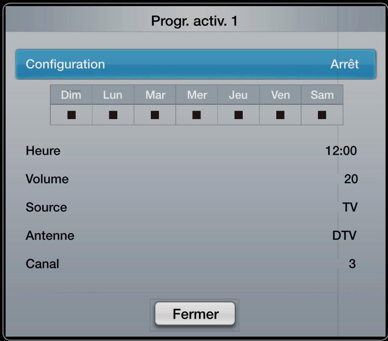 SAMSUNG UE40D7000 - Menu → Système → Heure → Enter - 1