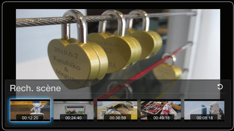 SAMSUNG UE40D7000 - Utilisation de la fonction Recherche scène - 1