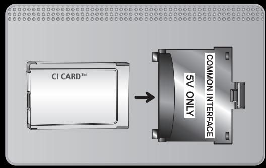 SAMSUNG UE40D7000 - Utilisation de la carte CI ou CI+ - 1
