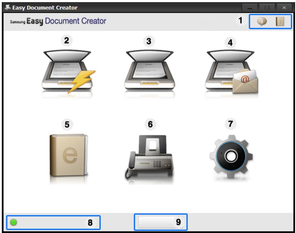 SAMSUNG CLX-4195N - Überblick über den Samsung Easy Document Creator - 2