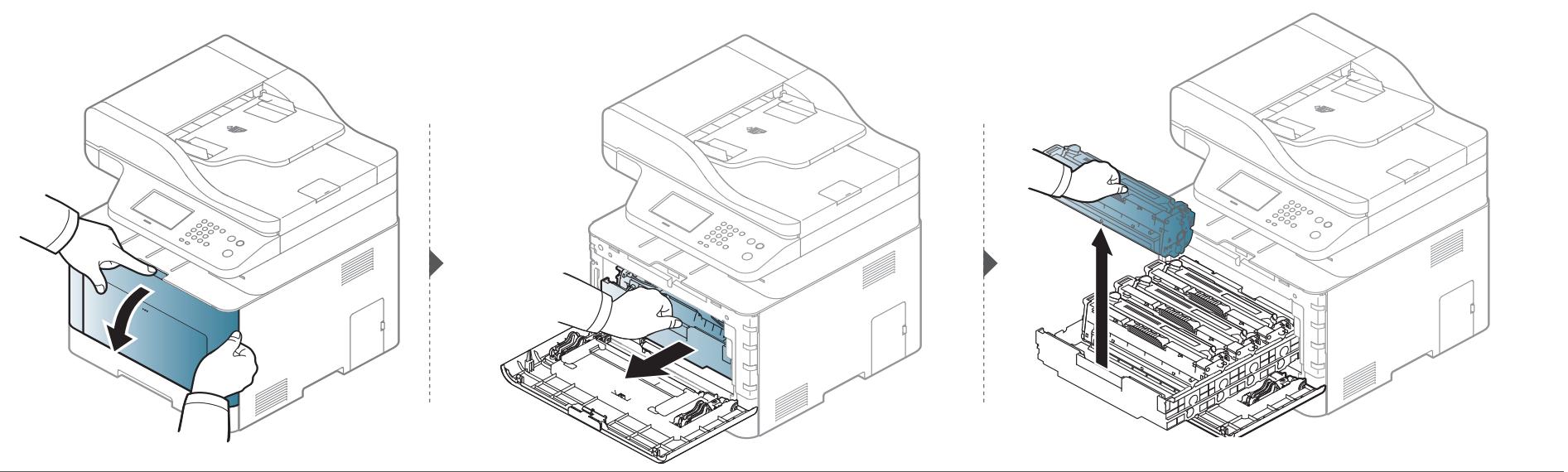 SAMSUNG CLX-4195N - Ersetzen der Tonerkartusche - 1