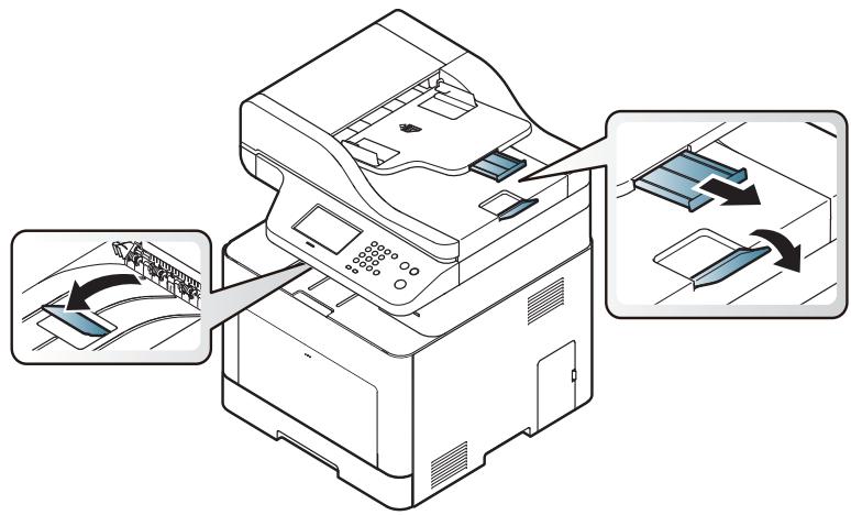 SAMSUNG CLX-4195N - Die Ausgabehalterung verwenden - 2