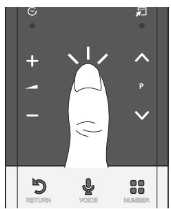 SAMSUNG UE-46ES8000 - Using the Touch Pad - 2