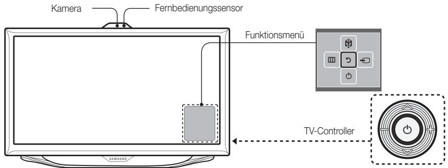 SAMSUNG UE-46ES8000 - Verwendendes TV-Controllers (Tasten) - 1
