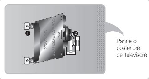 SAMSUNG UE-46ES8000 - Collegamento dell'adattatore di schede CI - 2