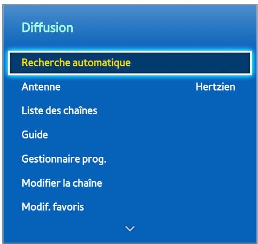 SAMSUNG UE75F6400 - Recherche automatique - 1