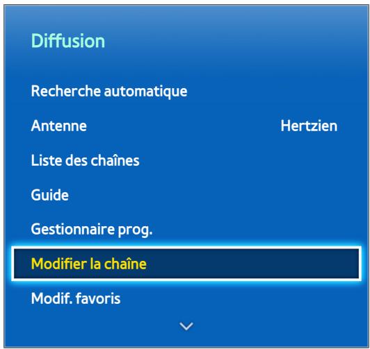 SAMSUNG UE75F6400 - Gestion des chaînes - 1
