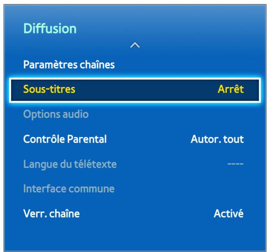SAMSUNG UE75F6400 - Sous-titres - 1