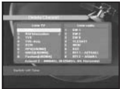 SAMSUNG DSB-9401V - Delete channel - 1