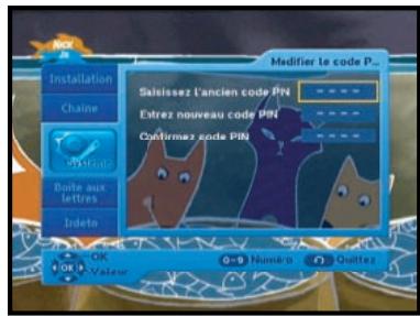 SAMSUNG DCB-H360R - Changer le code PIN - 1