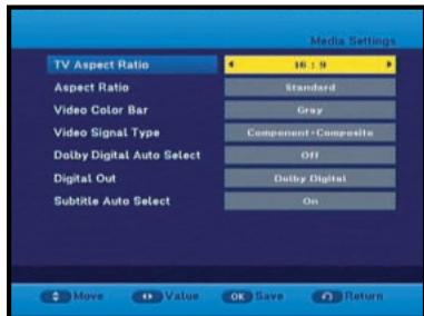 SAMSUNG DCB-H360R - Media Settings - 1