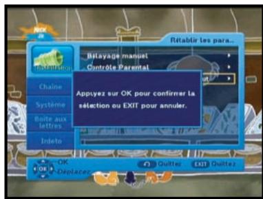 SAMSUNG DCB-H360R - Rétablier les paramètres par défaut - 1