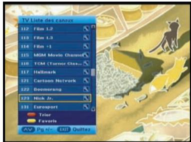 SAMSUNG DCB-H360R - Liste alphabetique des canaux - 1