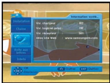 SAMSUNG DCB-H360R - Informations sur le système - 1