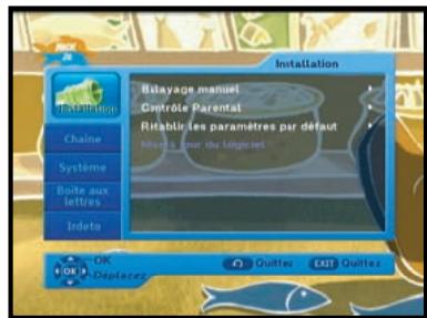 SAMSUNG DCB-H360R - Menu principal - 1