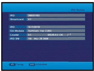 SAMSUNG DCB-H360R - IRD Status - 1