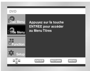 SAMSUNG DVD-E137B - Utilisation du menu Titres - 1