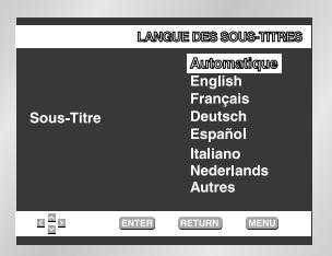 SAMSUNG DVD-E137B - Choix de la langue des sous-titres - 2