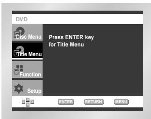 SAMSUNG DVD-E137B - Using the Title Menu - 1