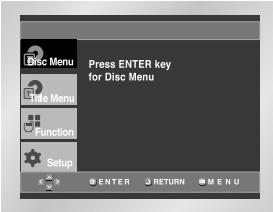 SAMSUNG DVD-HD841 - Using the Disc Menu - 1