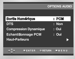 SAMSUNG DVD-HD841 - Configuration des options audio - 2