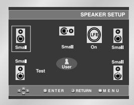 SAMSUNG DVD-HD841 - Surround Sound Speaker Setup - 3