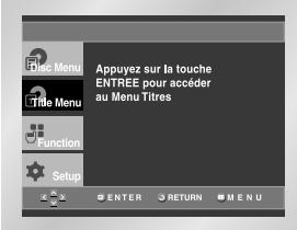 SAMSUNG DVD-HD841 - Utilisation du menu titres - 1