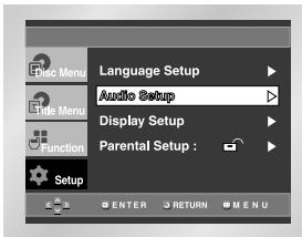 SAMSUNG DVD-HD841 - Setting Up the Audio Options - 1