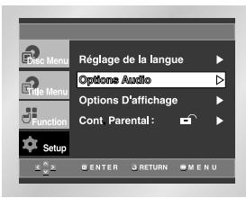 SAMSUNG DVD-HD841 - Configuration des options d'affichage - 1