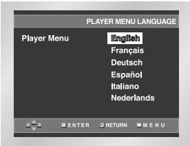SAMSUNG DVD-HD841 - Using the Player Menu Language - 3