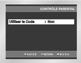 SAMSUNG DVD-HD841 - Configuration du contrôle parental - 2
