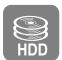 SAMSUNG DVD-HR720P - Alle titellijsten/muzieklijsten/fotolijsten verwijderen - 1
