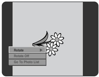 Rotate Rotate Off Go To Photo List