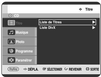 SAMSUNG DVD-HR720P - Utilisation du bouton MENU - 1