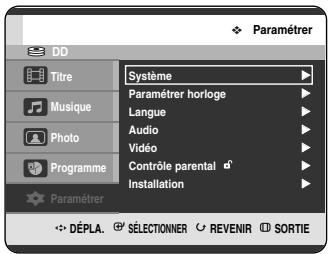 SAMSUNG DVD-HR720P - Préréglage des canaux avec la fonction de configuration manuelle - 1